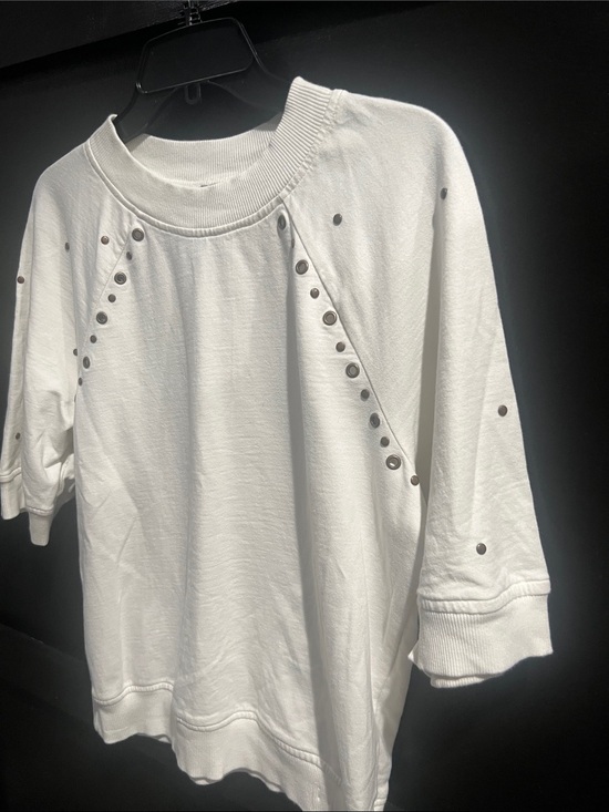 Anthropologie Tops - Anthropologie | White Short Sleeved Top | Size Medium
